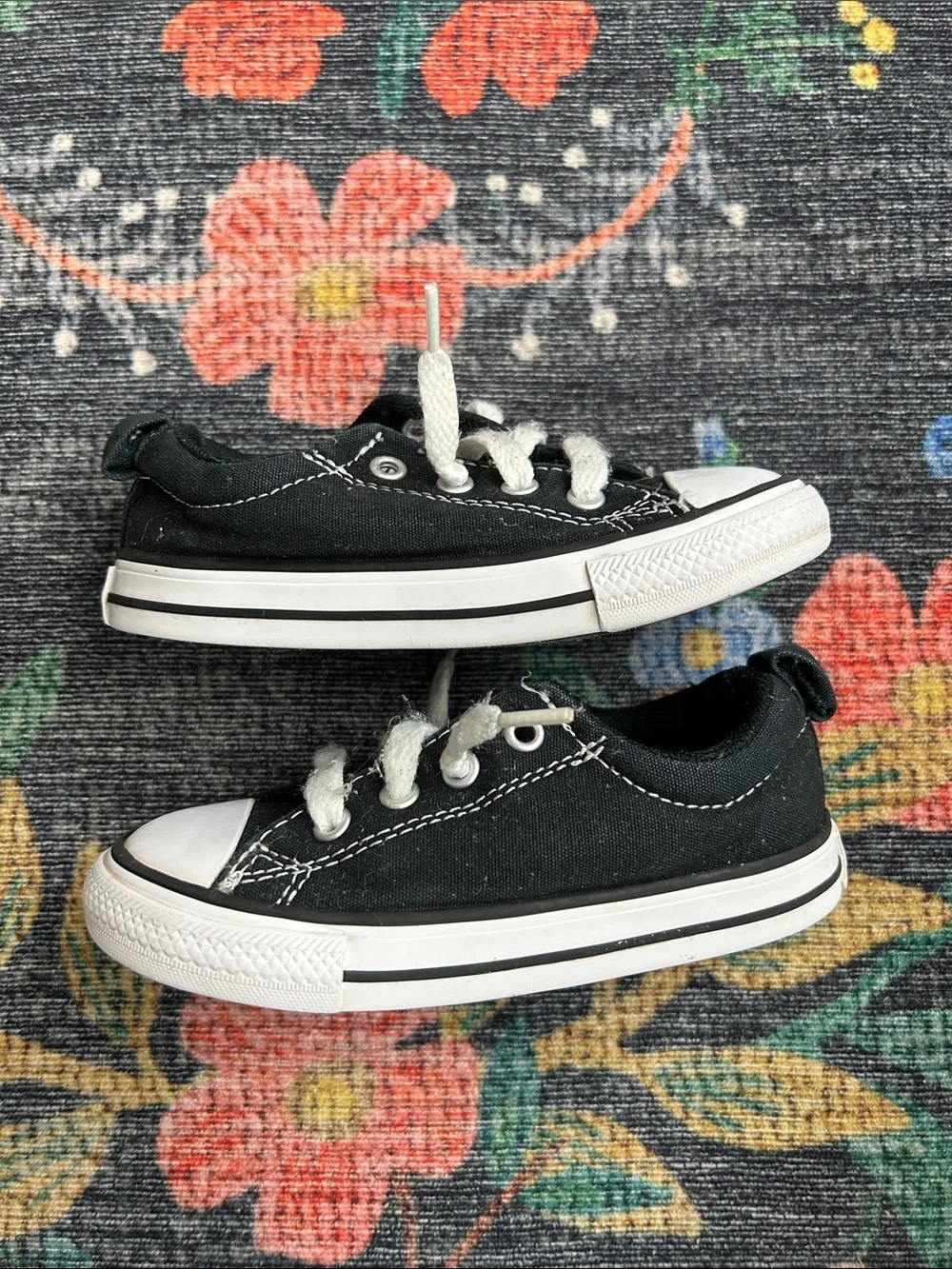 Converse Chuck Taylor Black Slip-On Sneakers, Toddler Size 8